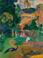 Matamoe Paisaje con pavos reales Postimpresionismo Primitivismo Paul Gauguin